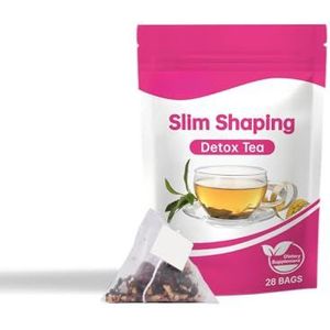 Afslankende Detox Thee - Vermindert Een Opgeblazen Gevoel, Brengt Het Lichaam In Evenwicht En Verhoogt De Vitaliteit, Gemakkelijk Te Zetten