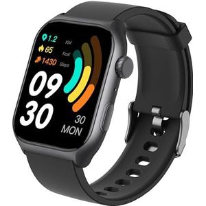 GTS7-Pro Smartwatch voor dames en heren voor Android & IOS – 2 inch HD-touchscreen, ingebouwde Bluetooth-, GPS- en Alexa-technologie, IP67 waterdicht, gezondheids- en fitnesstracker: 100 sportmodi, 5