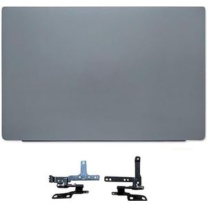 WANGHUIH Lcd-achterkant bovendeksel hoes + schermscharnieren compatibel met Dell Vostro 5590 V5590 laptop (donkerblauw)