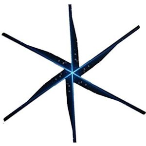Holografische ventilator, 3D Hologram Fan Display 3D Animatie Video Projector Reclame Licht Led Uithangbord Board Zenden Foto Video:,voor bedrijven, winkels, feesten, bars en meer(115cm)