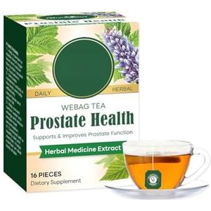Kruidenthee For De Prostaat For Mannen, Natuurlijke Prostaatondersteunende Thee, Boost Vitaliteit En Verlicht Ongemak, Gemakkelijk Te Zetten