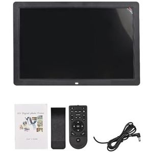 17inch LED Digitaal Fotolijstje 1080P Elektronisch Fotolijstje MP3 MP4 Videospeler Klok Kalender Met Afstandsbediening Eenvoudig delen(Standard)
