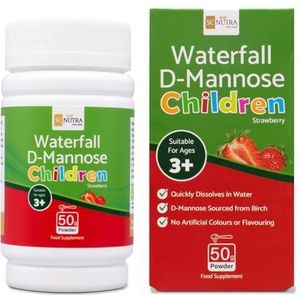SC Nutra (Sweet Cures) - Waterval D-Mannose Children - Aardbei | D-Mannose Poeder afkomstig van Birch