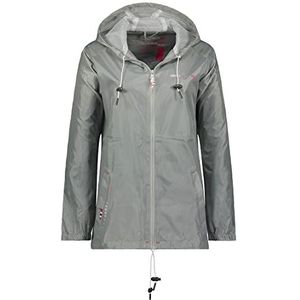 Geographical Norway /Geo Norway Boot Women, dames voorjaarskleding wind- / kiway-jas voor sport en wandelen., Lichtgrijs., L