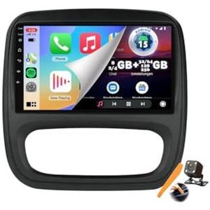 M6 pro1,YLOXFW Auto Stereo Android 15.0 Radio Sat Nav voor Vivaro B 2014-2021 GPS Navi 9'' Cartablet Multimedia Video Player FM BT Ontvanger met Carplay 4G 5G WiFi DSP SWC