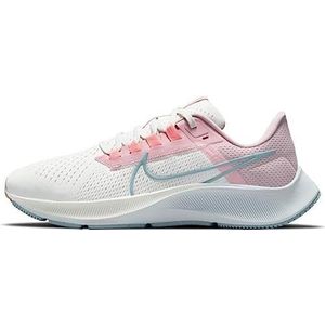 Nike Wmns Air Zoom Pegasus 38 Hardloopschoenen voor dames, Sail Ocean Cube Pink Glaze Crimson Bliss Champagne Photon Dust, 40 EU