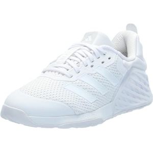 adidas Unisex Dropset 3 Training Sneaker, White/Crystal White/Crystal White, 4.5 US Men