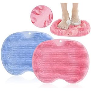 Liwein Voetreiniger Massager Mat - 2 Stks Douches Voet Scrubber