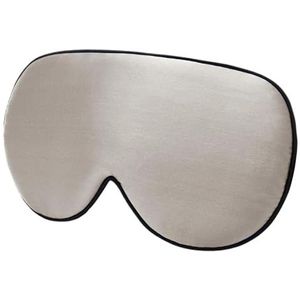 Oogmaskers, Moerbei Zijden Oog Slaapmasker Pak van 2 Multicolor(Grey)