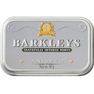 Barkleys Classic Mints - Aniseed, 6 tins, 6 stuks (6 x 50 g)