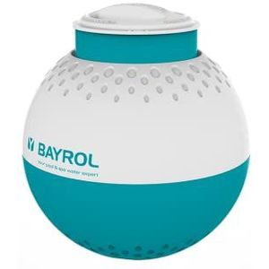 BAYROL Doseerdrijver voor 200 g/250 g chloortabletten – met indicatie van lege stand en regelbare doseeropening met 5 standen – kliksluiting voor hoge veiligheid