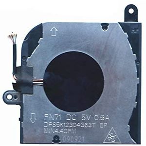 Laptop CPU koelventilator Voor For DELL Latitude 5420 Zwart