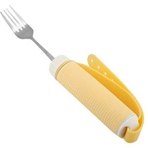Rvs Lepel Vork Set Gehandicapte Patiënt Artritis Ouder Gebruiksvoorwerp Verwijderbare Flexibele Roterende Eten Servies Voor Gehandicapte Patiënt Ouderen Gehandicapte Kinderen (Vork)