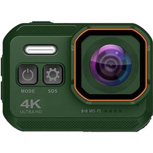 Actie Camera 4K 1080P 60fps Gestabiliseerd IP68 Onderwater Waterdichte Helm Motorfiets Sport Video Cam Moto Bike 16MP Wifi Webcam(64G SD Card,3)