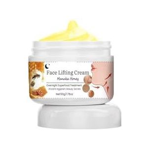 Gezichtsliftcrème - Anti-rimpel, Verstevigend En Hydraterend, Vermindert Fijne Lijntjes, Verstevigt Slappe Huid, Verbetert Appelwangen, Dagelijkse Massagecrème(1PCs)