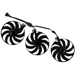 3 stuks T129215BU, videokaartventilator, GPU-koeler, voor ASUS, TUF, voor gaming, RTX 3070 Ti V2 OC, voor ROG, STRIX, 3060 12G, voor