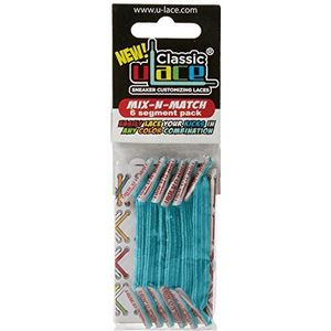 U-Lace Classic - Elastische Veters - Blue Teal - Mix-N-Match Pack