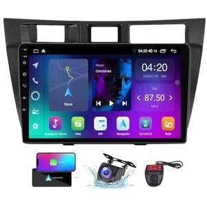 9 Inch Touchscreen Dubbel DIN Autoradio Compatibel met Toyota Mark 9 GX110 2000-2007 met FM RDS DAB+ Autoradio Stuurbediening WiFi 4G Draadloze Carplay Android Auto Bluetooth DSP(NF-2)
