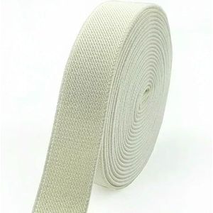 3/5 meter 10-50 mm elastische banden voor broeken taille rubberen band stretch band riem DIY ondergoed kleding naaien accessoire-beige-30 mm-5 meter