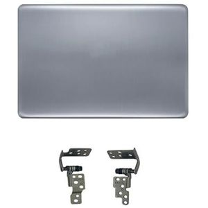 WANGHUIH Bezel Cover LCD Achterkant Deksel Scharnier Compatibel met ASUS Vivobook X541 X541S X541n X541SA X541SC X541U Seires (zilver A+H)