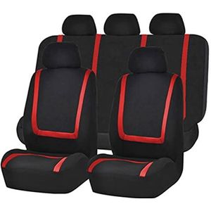 Stoelhoezen Beschermhoezen Voor Toyota Fj Voor Cruiser Voor Fortuner Auto Seat Cover Covers Voor Harrier Voor Highlander Voor Hilux Voor Vitz Voor Wish Of 2006 2005 2004 2003(9pcs Set Red)