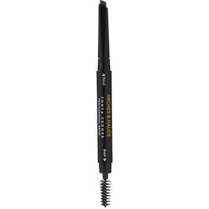 Arches & Halos Angled Brow Blending Pencil - Double End with Brush - Highly Pigmented Color - Details & Shape - Vegan & Cruelty Free Cosmetic - Copper - 0.35