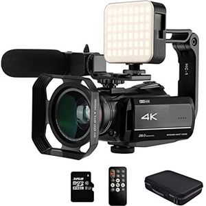 Vlogcamera, Video Camera Camcorder 4K 60fps AZ30 Digital Camcorder With Microphone Infrared Night Vision Professional Vlogging Cameras For Blogger