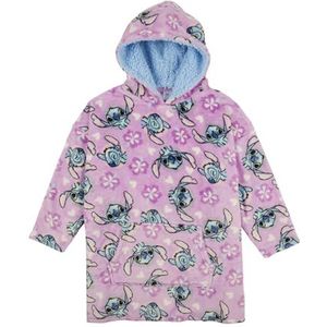 Disney Lilo & Stitch Hoodie voor kinderen | Meisjes Oversized Hoodie Zachte Fleece Deken | Stitch Novelty Hooded Lounge Gown | Sherpa Capuchon Voering | Cadeau voor meisjes | One Size Past Alle