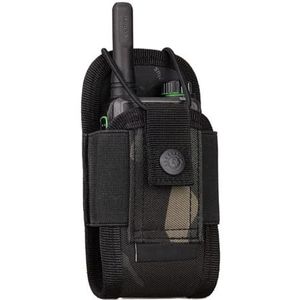 Nylon Radioholster, Universele Radiohoes Lichtgewicht Militaire Intercom-Opbergtas Tas, voor Molle-Systeem Portofoons Holsteraccessoires(Black camouflage)