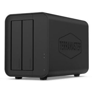 TERRAMASTER D2-320 USB 3.2 (Gen 2) 10Gbps 2Bay Externe Harde-schijfbehuizing, RAID-opslag Ondersteuning RAID 0/1/single/JBOD (zonder harde schijf)