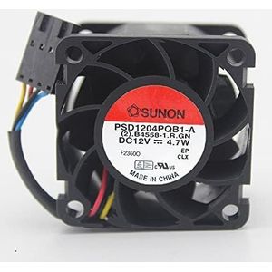 For 4-Wire Ball Bearing Fan for CPU PSD1204PQB1-A 4CM 4028 12V 4.7W LMNCBVYA