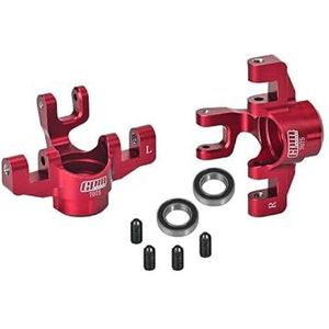 Aluminium 7075 Front Steering Block For Arrma 1/8 MOJAVE 4X4 4S BLX Desert Truck RTR-ARA4404 Upgrade Parts - Red