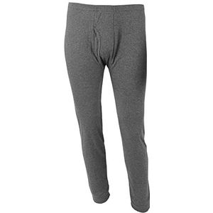 Bestlivings Hombre Thermisch ondergoed voor heren, lang, ademend ski-ondergoed, warm functioneel ondergoed voor mannen, antraciet, M/L