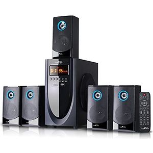 BEFREE SOUND 5.1 kanaals Bluetooth surround sound luidsprekersysteem in zwart