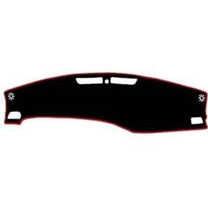 Auto Dashboard-afdekmat Voor Kia K5 Voor Optima Gt-line 2020-2023 Anti-reflectie Zonnescherm Bescherming Tapijt Dashboard Hoes Mat Pad Dashboard Light Proof Pad(Black(Red Edge) LHD)