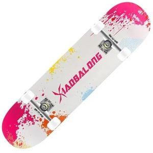 Skateboarders 80cm/31"" volwassen esdoorn compleet skate board Cool Double Rocker Skateboard High Speed ​​Drift Skateboard (Kleur : 80cm-10)