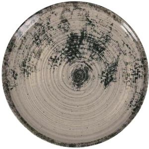 La Mediterránea Plat bord Aspe, grijs, Ø 26 x 2,5 cm (12 stuks)