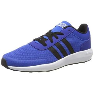 adidas CF Race K Uniseks fitnessschoenen, blauw/zwart (Negbas Reauni), 38 EU, Reauni Negbas Blauw Zwart, 38 EU