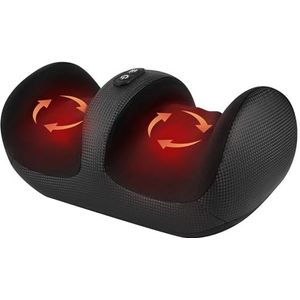 Nekteck Shiatsu Voetmassageapparaat met warmte-, voet- en kuitmassageapparaat met massagerol, licht en compact, voor verlichting van circulatiepijn, geschikt voor kantoor en thuis