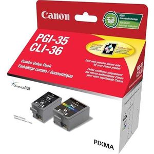 Canon PGI-35 Black & CLI-36 Colour Ink Cartridge Bundle Pack