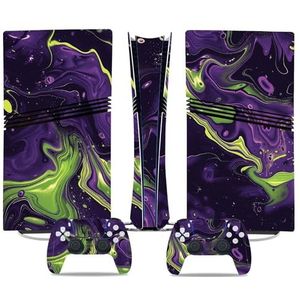 Voor PS5 PRO Skin Digital Edition Console En Controller Vinyl Cover Skins Wraps Krasbestendig, Compatibel Met Voor PS5 Digital Edition Pro 57093 Geen Schuimvorming Bubbelvrij