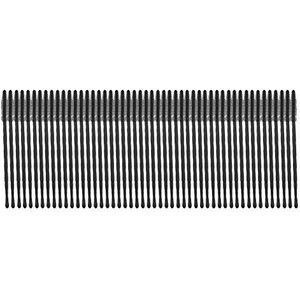 50 stuks korte siliconen wimperborstelstang, wimperborstel, mini mascarabesticks, wimperextensions en make-upborstelset (zwart)
