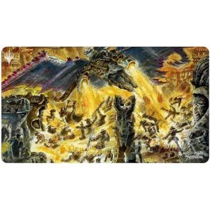 Ultra PRO - Outlaws of Thunder Junction Playmat Ft. meedogenloos bloedbad voor magie: The Gathering, Limited Edition Unieke Artistieke Collectible Card Gaming TCG Playmat Accessoire