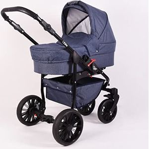 Kinderwagenset Isofix en babyzitje optioneel nieuwe kleuren Silvia by SaintBaby Ocean 3-in-1 met babyzitje