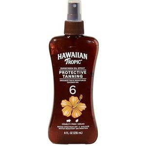 Hawaiian Tropic - Donkere Bruiningsolie - SPF 6 - Pomp