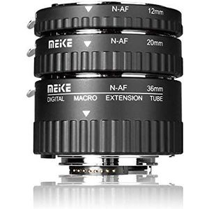 MEIKE MK-N-AF1-A Makro elektronische houder autofocus macro metalen verlengbuis adapter voor Nikon DSLR camera