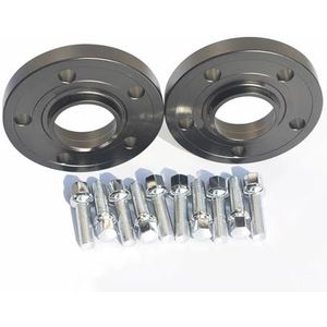Voor Mercedes Voor Benz 10 Stuks 14x1.5 Kogelbouten 2 Stuks 10MM/15MM/20mm 5x112 66.6 Wielspacers Aluminium Spoorverbreders(12mm-black)