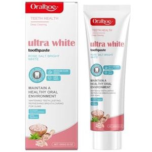 Rose Whitening & Vlekverwijderende Tandpasta - Snelle Tandenbleking, Bescherming Van De Mondgezondheid, Zachte Formule For Dagelijks Gebruik(1PCS)