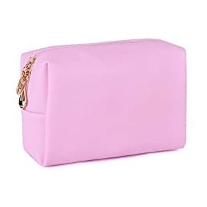 DieffematicHZB make-up tas Makeup Bag Cosmetic Organizer Zipper Toiletry Pouch Make Up Case for Brushes Travel Accessories Women (Color : Pink)