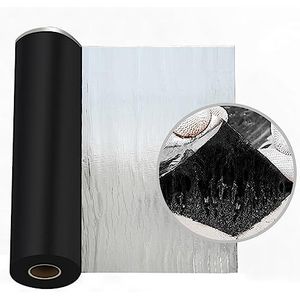 Super Waterdichte Aluminiumfolie Zelfklevende Dak Knipperende Tape Reparatie Bitumen Tape, Multi-Use Butyl Sealing Tape, voor Daklek, Raamvoegen, Metaal, Kleur Stalen Tegels (B1 m x 8 m)
